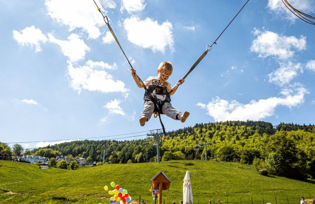 Bungeejumpen Mystic kinderpark
